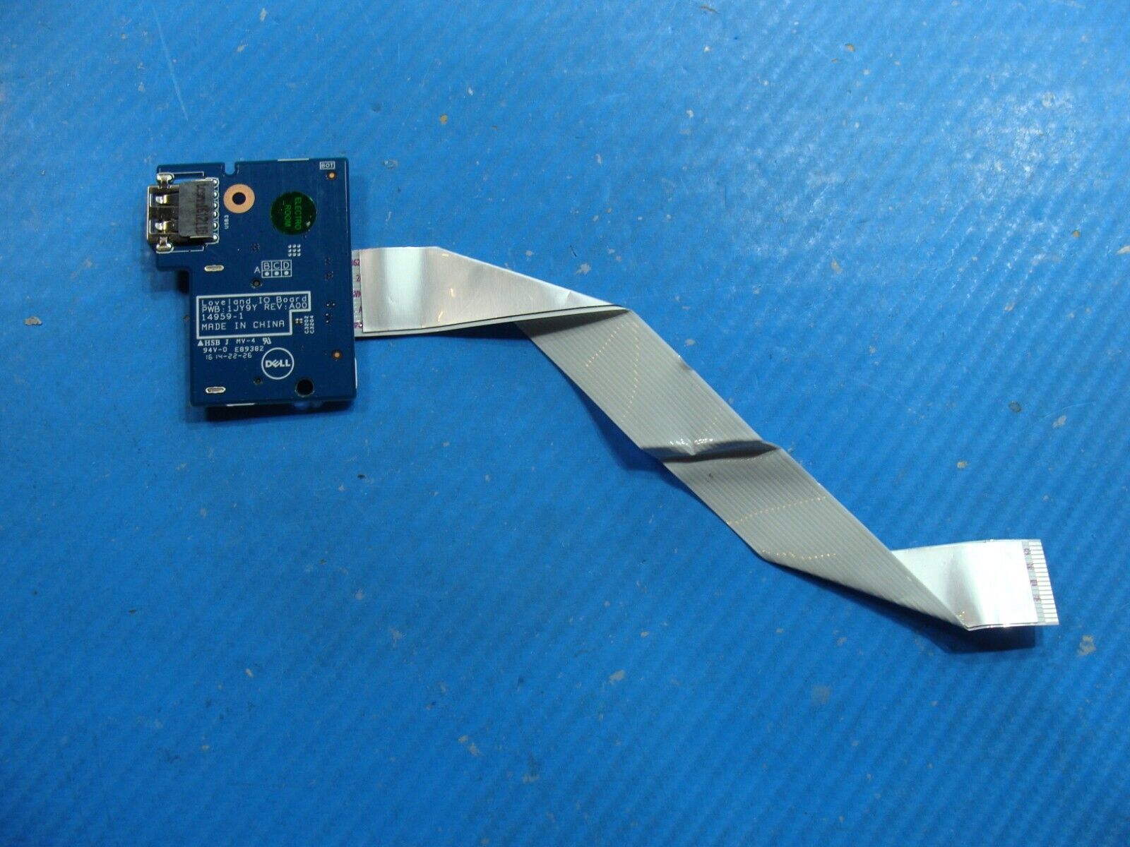 Dell Latitude 3570 15.6 Genuine Laptop USB Card Reader Board w/Cable 1JY9Y