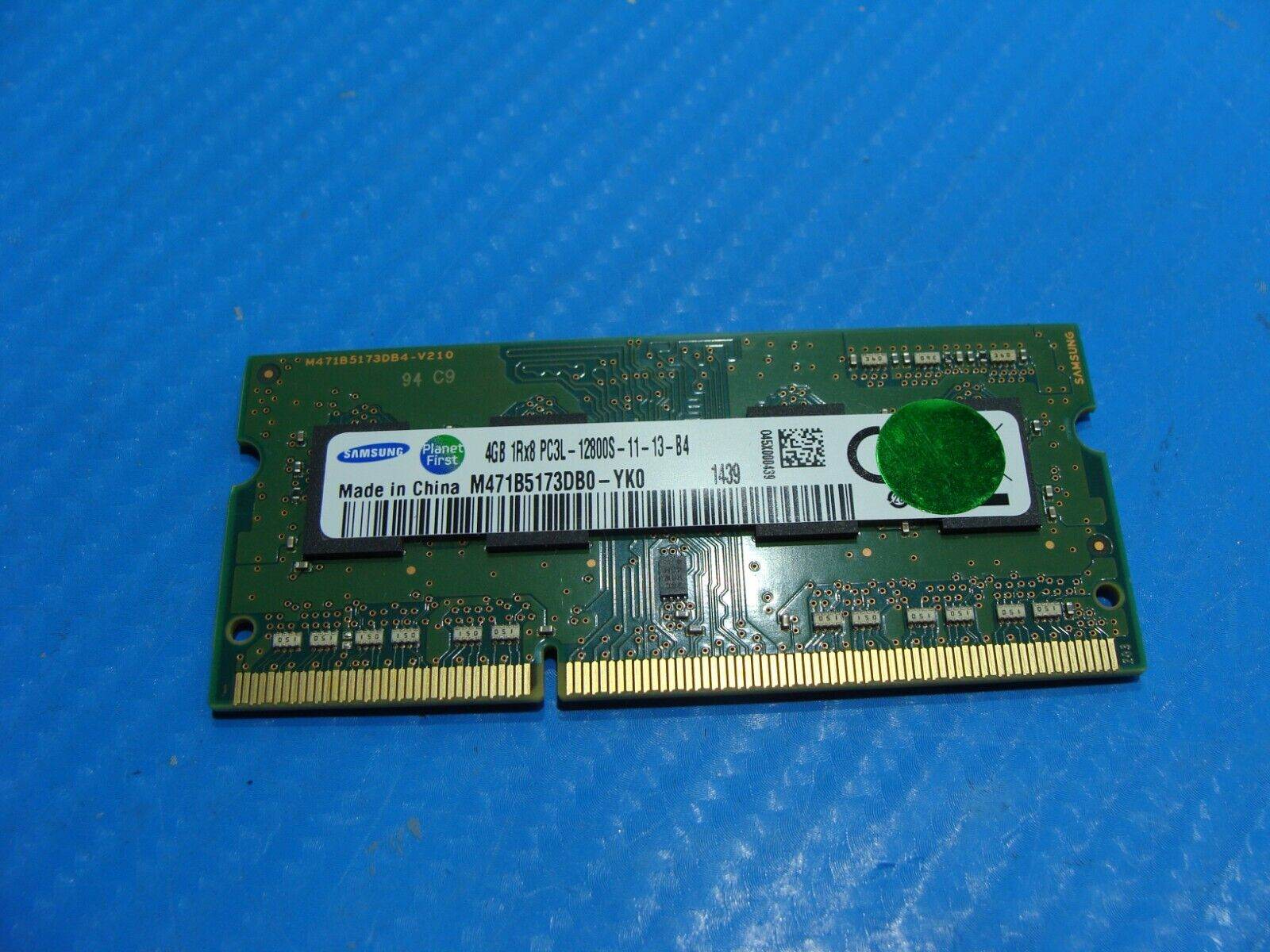 Dell 13 7347 Samsung 4GB 1Rx8 PC3L-12800S Memory RAM SO-DIMM M471B5173DB0-YK0 - Tested Computer Laptop Parts