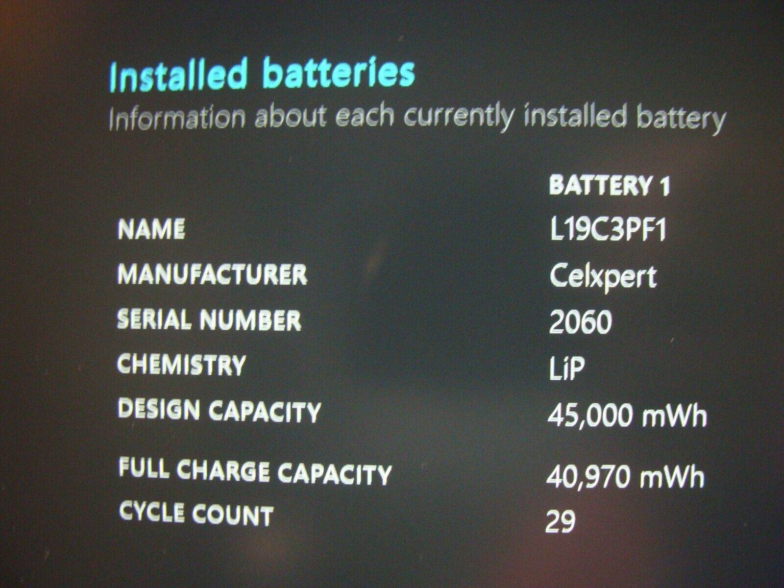 Lenovo ThinkBook 14-IML FHD i5-10210U 1.60GHz 8GB 256GB SSD PWR battery +Charger - Tested Computer Laptop Parts