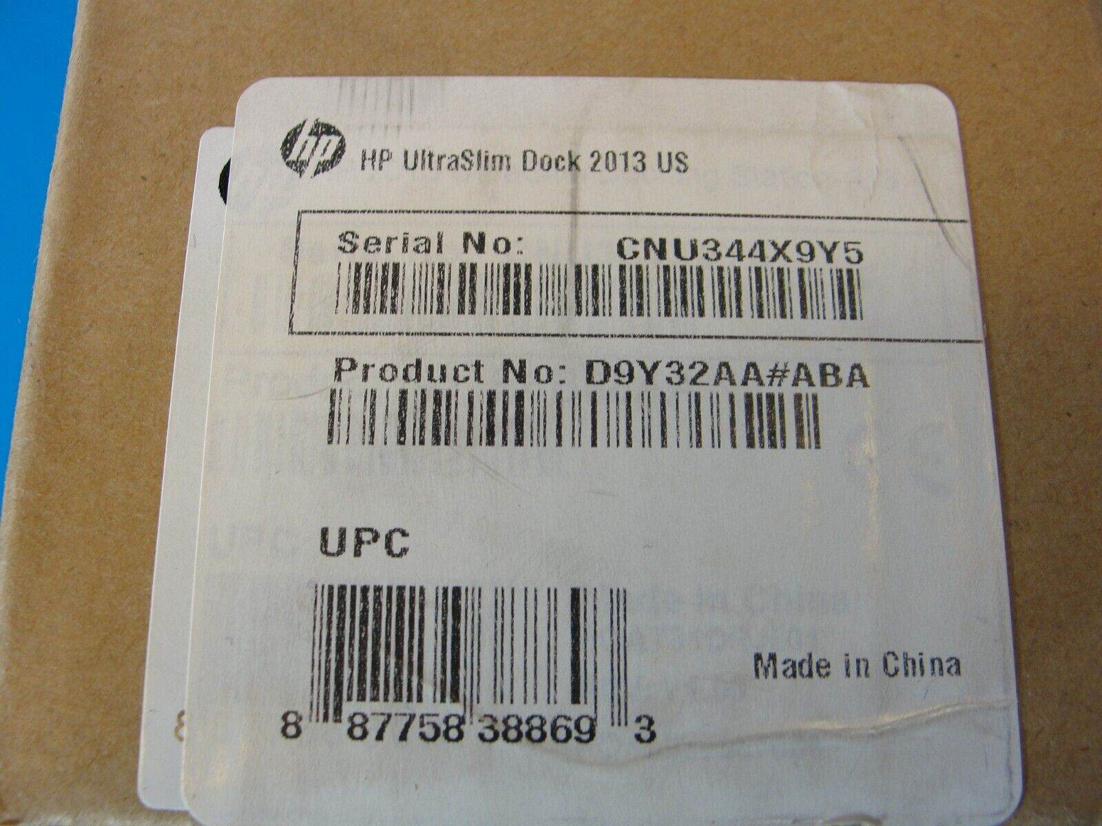 HP UltraSlim Docking Station for EliteBook 840 G1 G2 G3 G4 G5 Laptop w/ Adapter - Tested Computer Laptop Parts