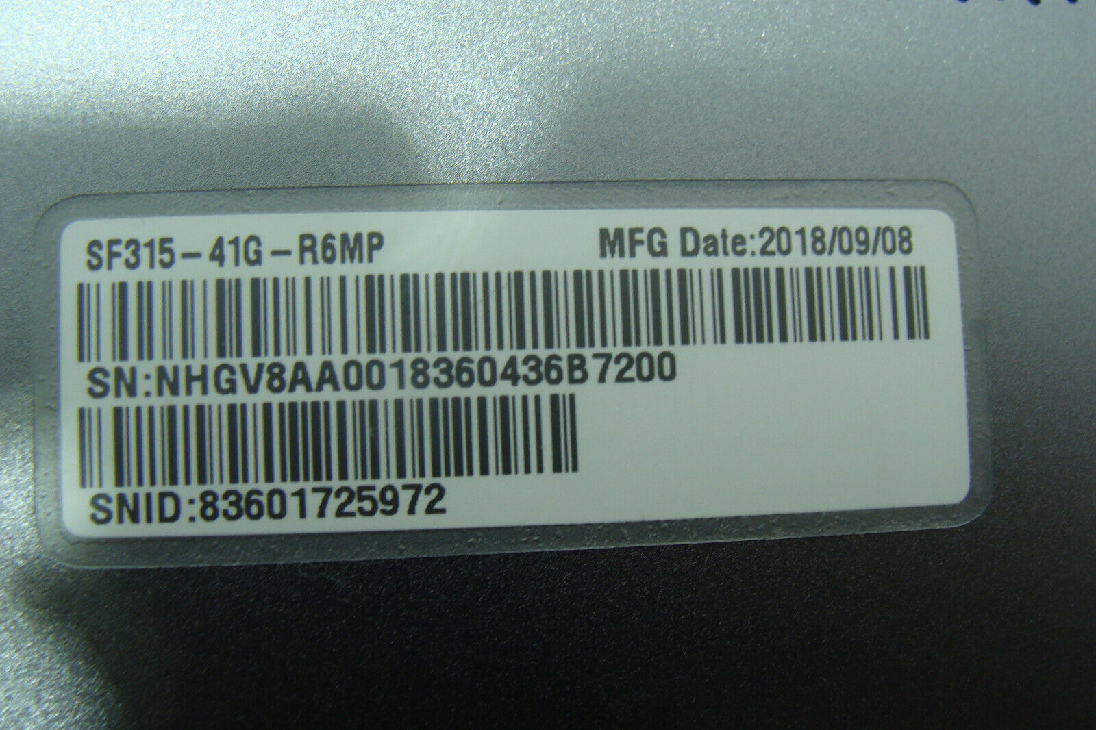Acer Swift SF315-41G-R6MP 15.6