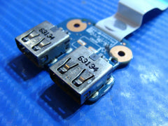 HP 2000-2c25DX 15.6" Genuine Laptop Dual USB Board with Cable 6050A2493701 HP