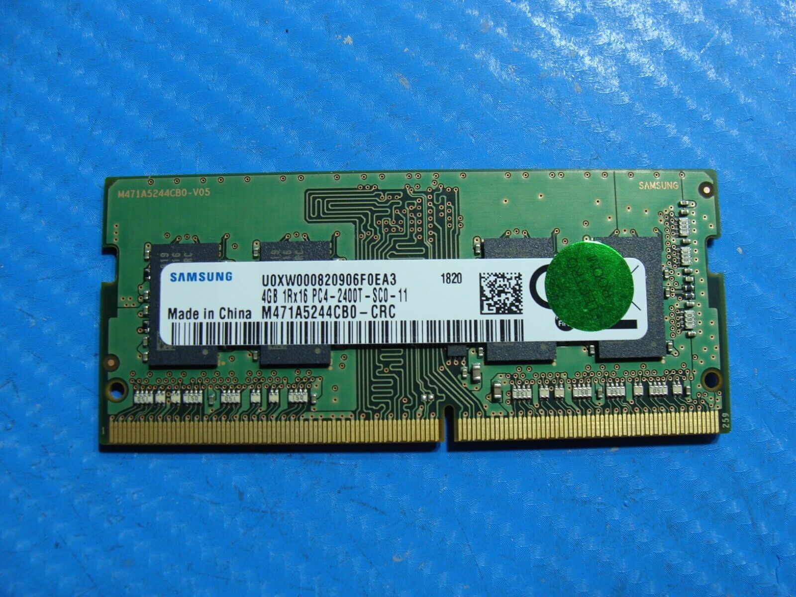 Lenovo E480 So-Dimm Samsung 4Gb 1Rx16 Memory Ram PC4-2400T M471A5244CB0-CRC