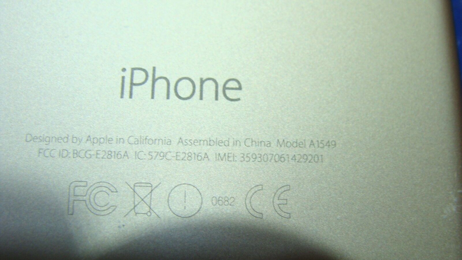 iPhone 6 Verizon A1549 4.7