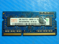 Dell M17x R3 Hynix 2GB Memory RAM SO-DIMM 1Rx8 PC3-10600S HMT325S6BFR8C-H9 - Tested Computer Laptop Parts