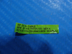 HP x360 310 G2 11.6" Genuine Laptop DC IN Power Jack w/ Cable 799735-Y51