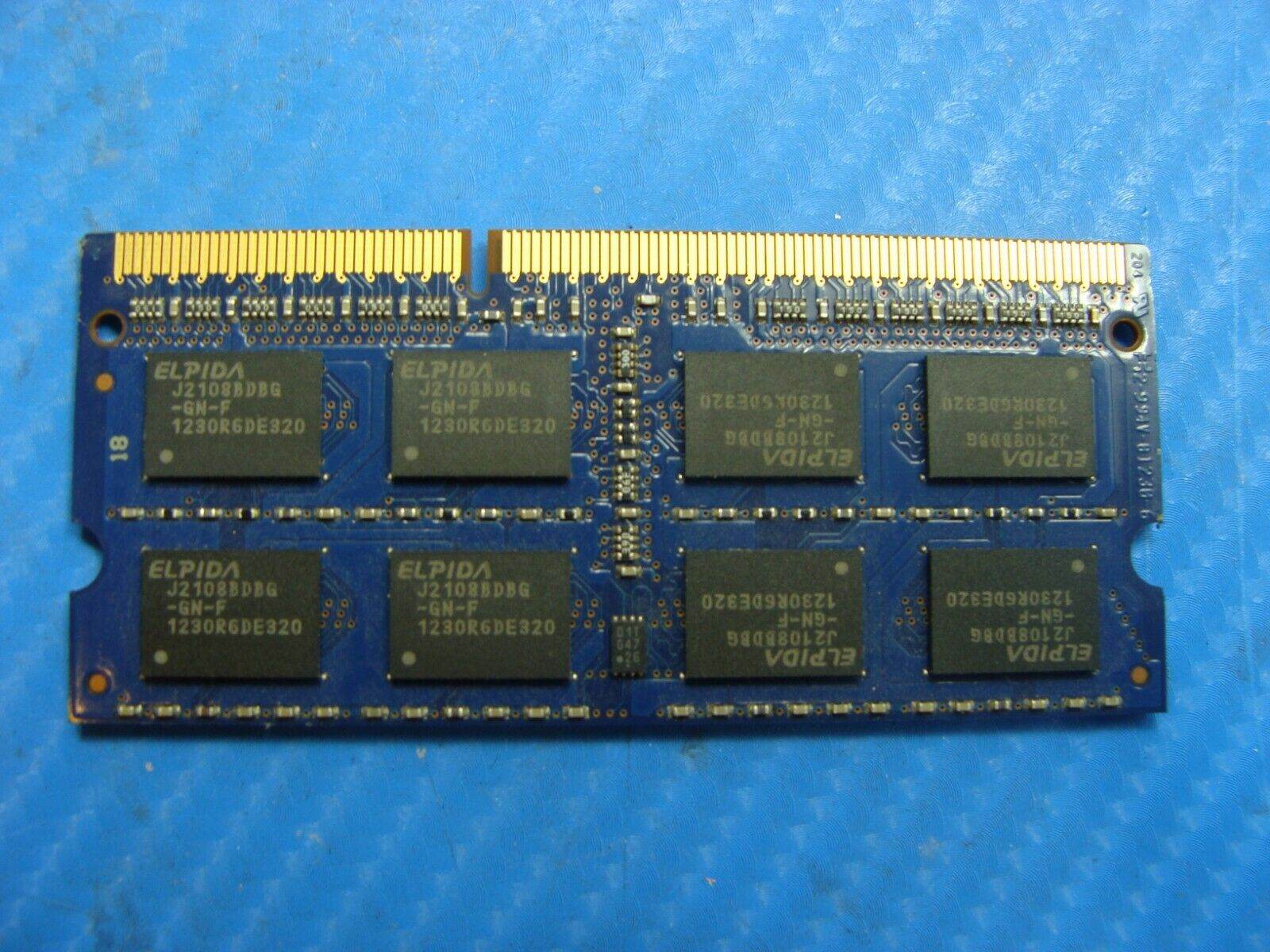 MacBook Pro A1278 Elpida 4GB RAM Memory SO-DIMM PC3-12800S EBJ41UF8BDU0-GN - Tested Computer Laptop Parts