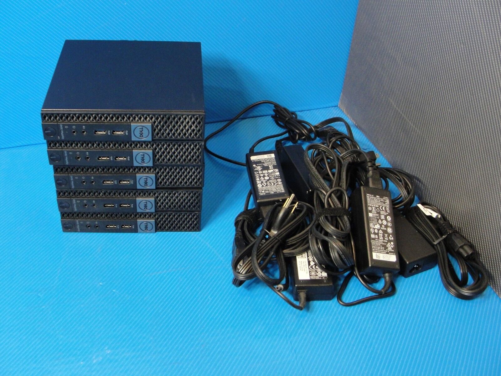Lot of 5 Dell Optiplex 3040 Micro Mini PC i5-6500T 2.5GHz 8gb +AC Adapter No SSD