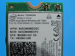 Acer Chromebook R751T-C4XP 11.6" Genuine Wireless WiFi Card 7265NGW 860883-001 Acer