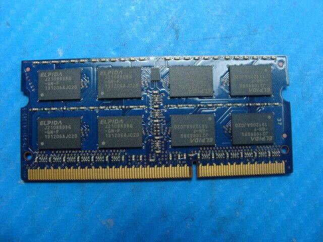 MacBook A1286 Elpida SO-DIMM RAM Memory 4GB SO-DIMM PC3-12800S EBJ41UF8BDU0-GN-F - Tested Computer Laptop Parts