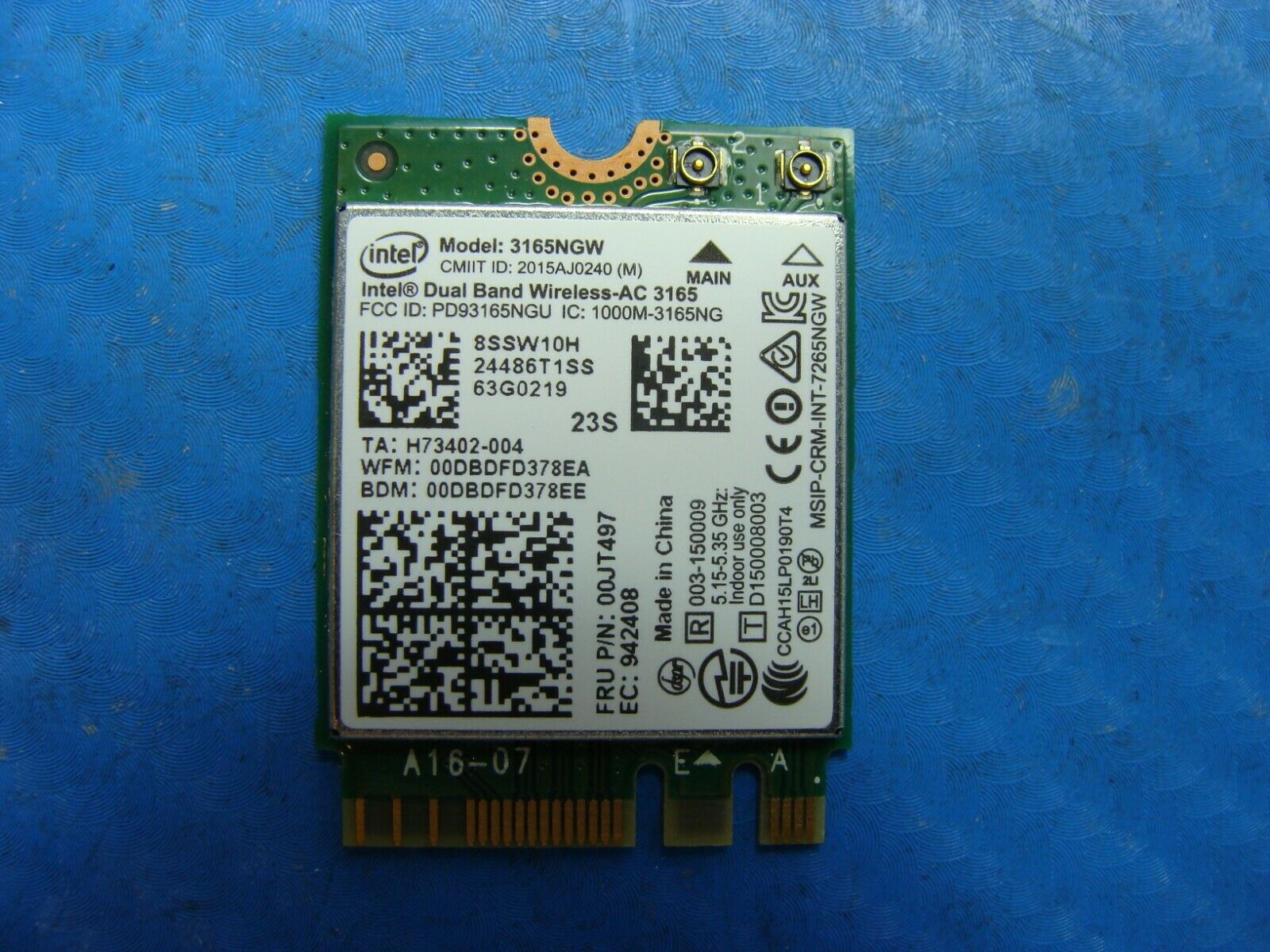 Lenovo AIO IdeaCentre 700-27ISH 27" Genuine Wireless WiFi Card 00JT497 3165NGW Lenovo