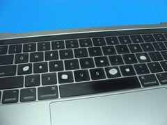MacBook Pro A1989 13" 2019 MV962LL/A Top Case Palmrest w/Battery Gray 661-10040