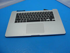 MacBook Pro A1398 15" 2015 MJLQ2LL Top Case Palmrest NO Battery Silver 661-02536