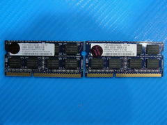 Sony PCG-61611L SO-DIMM Nanya 2GB x2 Memory PC3-8500S-7-10-F2 NT2GC64B8HC0NS-BE - Tested Computer Laptop Parts