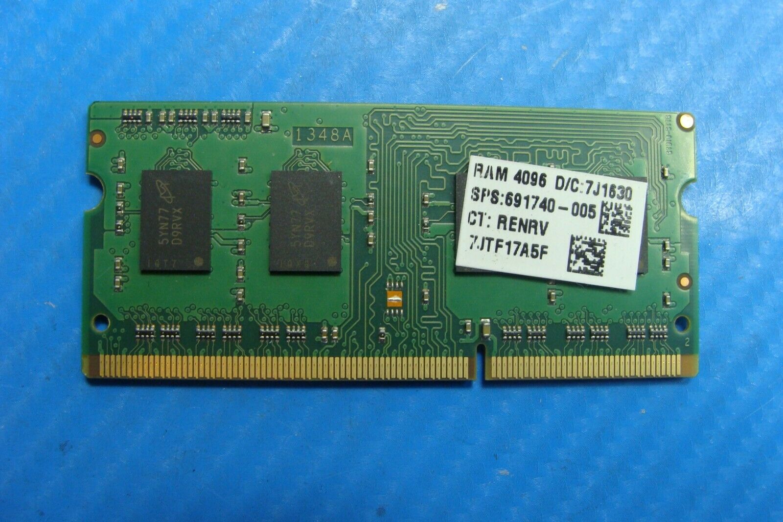 HP 15-af131dx So-Dimm Micron 4GB Memory pc3l-12800s-11-13-b4 mt8ktf51264hz-1g6n1 - Laptop Parts - Buy Authentic Computer Parts - Top Seller Ebay