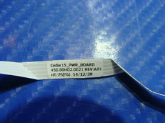 Dell Inspiron 15 3541 15.6" Genuine Power Button Board w/ Cable 450.00H02.0021 Dell