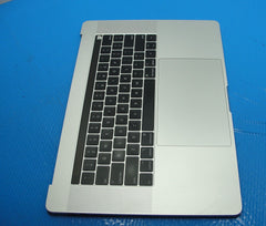MacBook Pro A1990 15" 2018 MR932LL Top Case Palmrest w/Battery Silver 661-10347