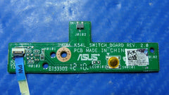 Asus X54C-MS91 15.6" Genuine Laptop Power Button Board w/Cable 69N0LJC10C01-01 ASUS