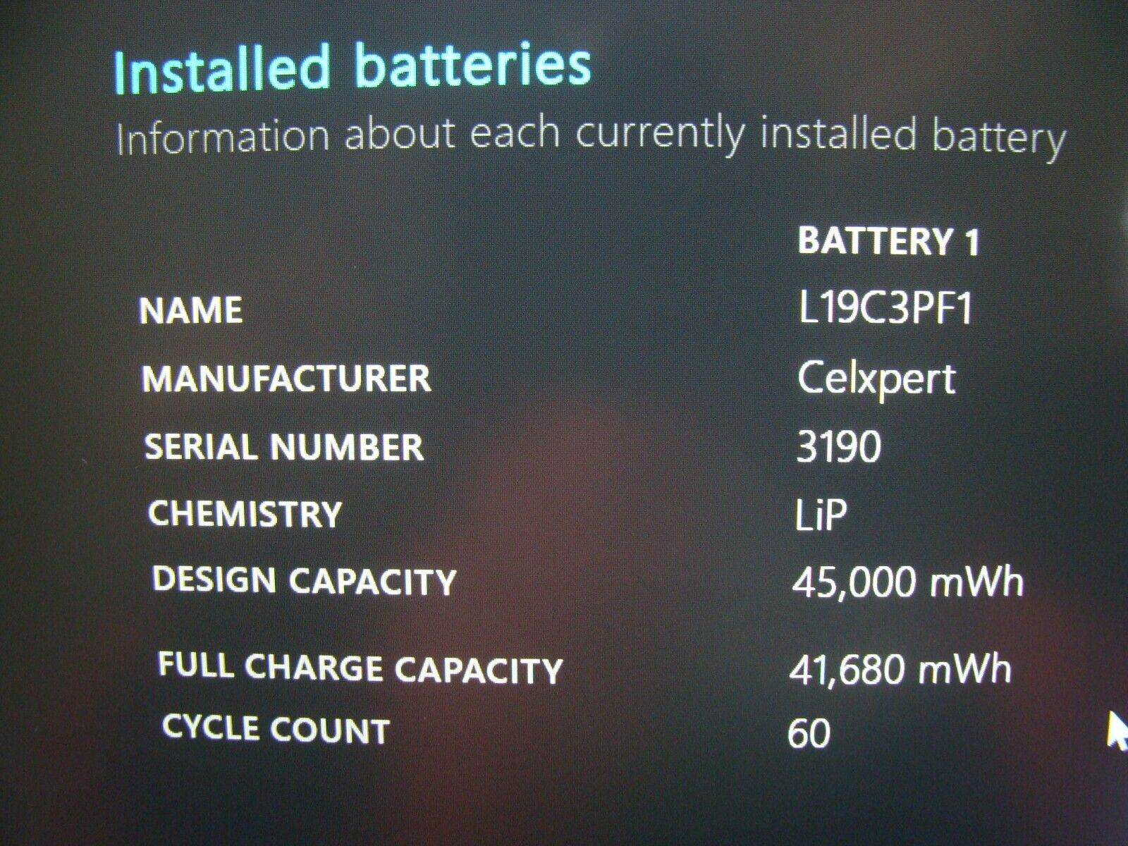 Lenovo ThinkBook 14-IML FHD i5-10210U 1.60GHz 8GB 256GB SSD PWR battery +Charger - Tested Computer Laptop Parts