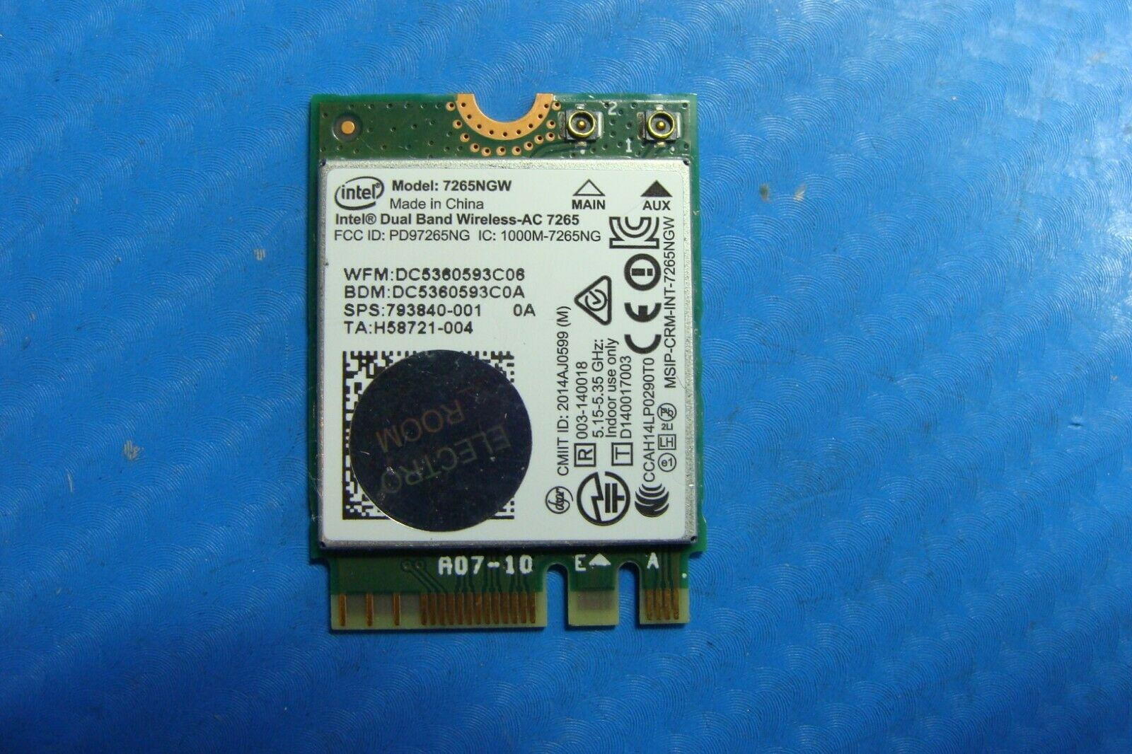 HP Spectre x360 13-4195nr 13.3" Genuine Wireless WiFi Card 7265ngw - Laptop Parts - Buy Authentic Computer Parts - Top Seller Ebay