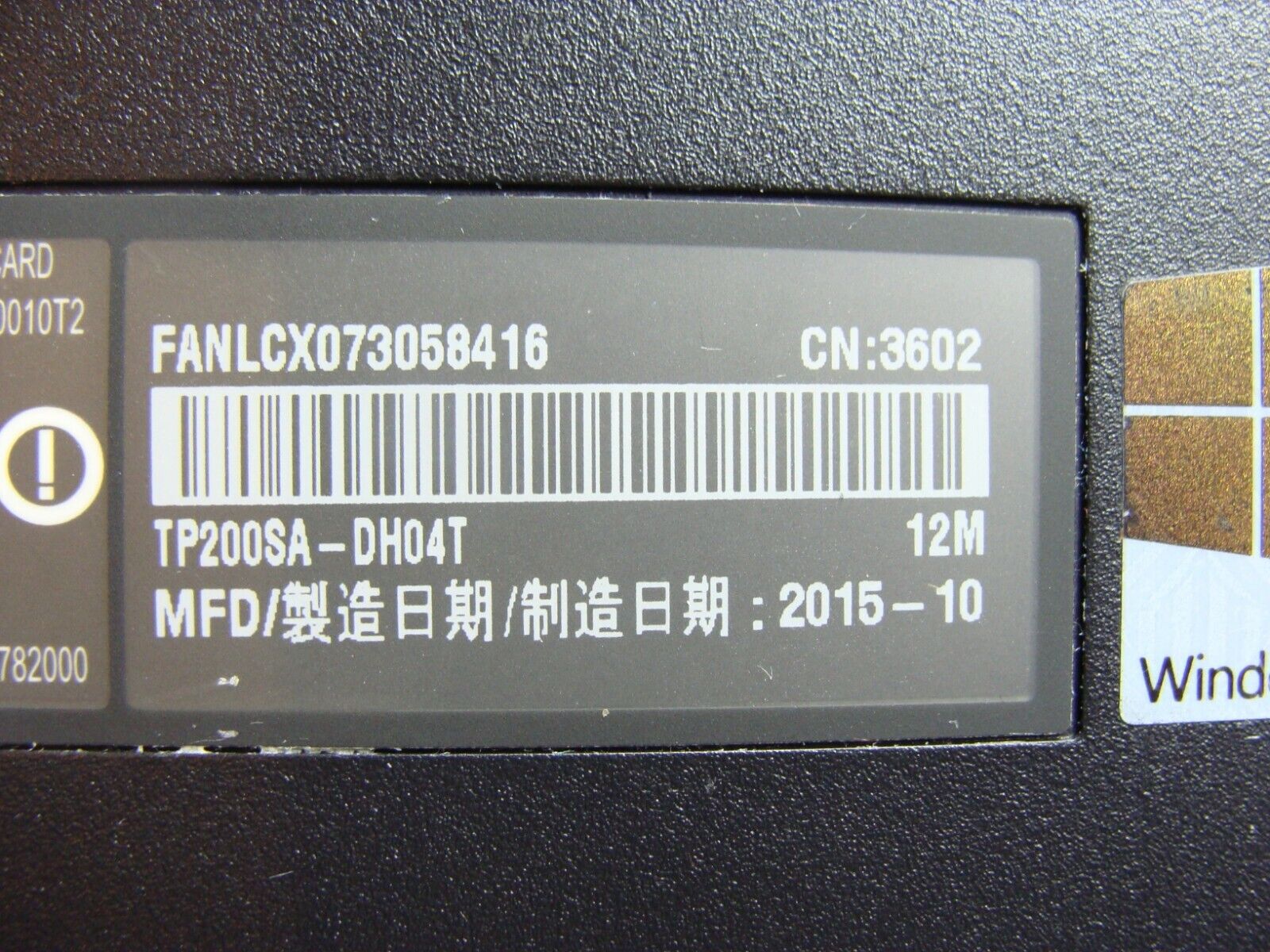 Asus Transformer Book Flip TP200SA-DH04T 11.6 Bottom Case Base 13NL0080AP0201