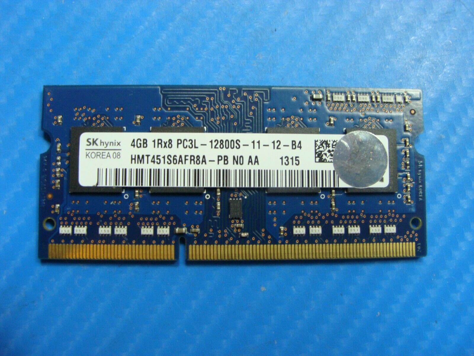 Lenovo Yoga 13 SK Hynix 4Gb pc3l-12800s SO-DIMM Memory RAM hmt451s6afr8a-pb - Tested Computer Laptop Parts