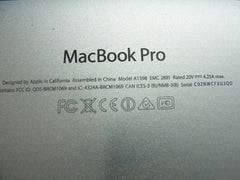 MacBook Pro A1398 15" Mid 2014 MGXC2LL/A Genuine Bottom Case 076-00012 