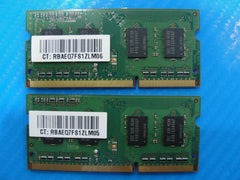 HP CQ56-115DX Laptop Samsung 1GB x2 Memory PC3-10600S-09-10-ZZZ M471B2873FHS-CH9 - Tested Computer Laptop Parts