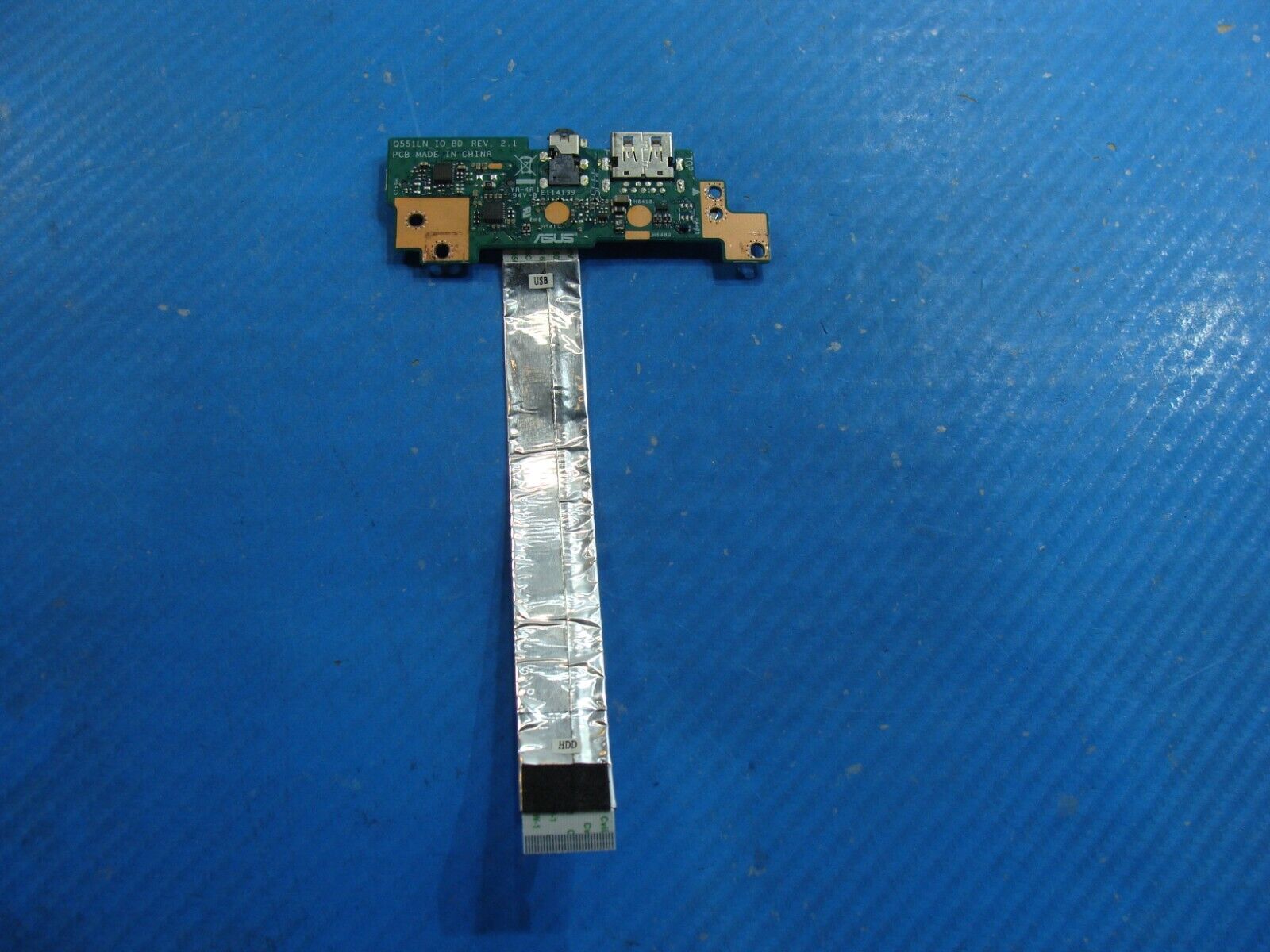 Asus Q551LN-BSI708 15.6 USB Audio Card Reader Board w/Cable 60NB0690-IO1040-210
