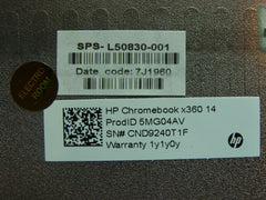 HP Chromebook x360 14" 14 G1 Bottom Case Base Cover Silver L50830-001 GRADE A HP