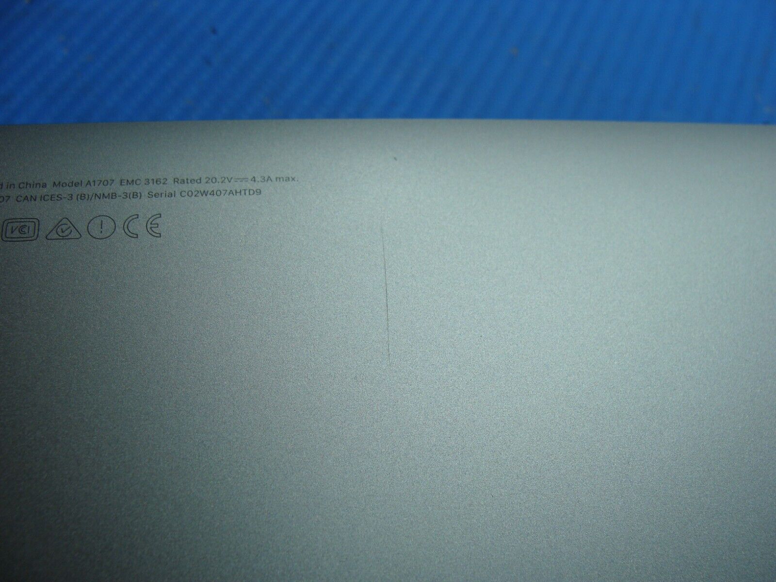 MacBook Pro A1707 15