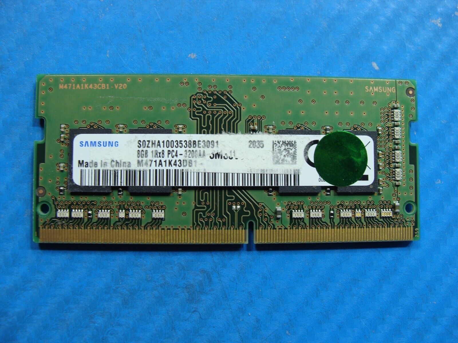 Lenovo E15 Gen 2 Samsung 8GB 1Rx8 PC4-3200AA Memory RAM SO-DIMM M471A1K43DB1-CWE