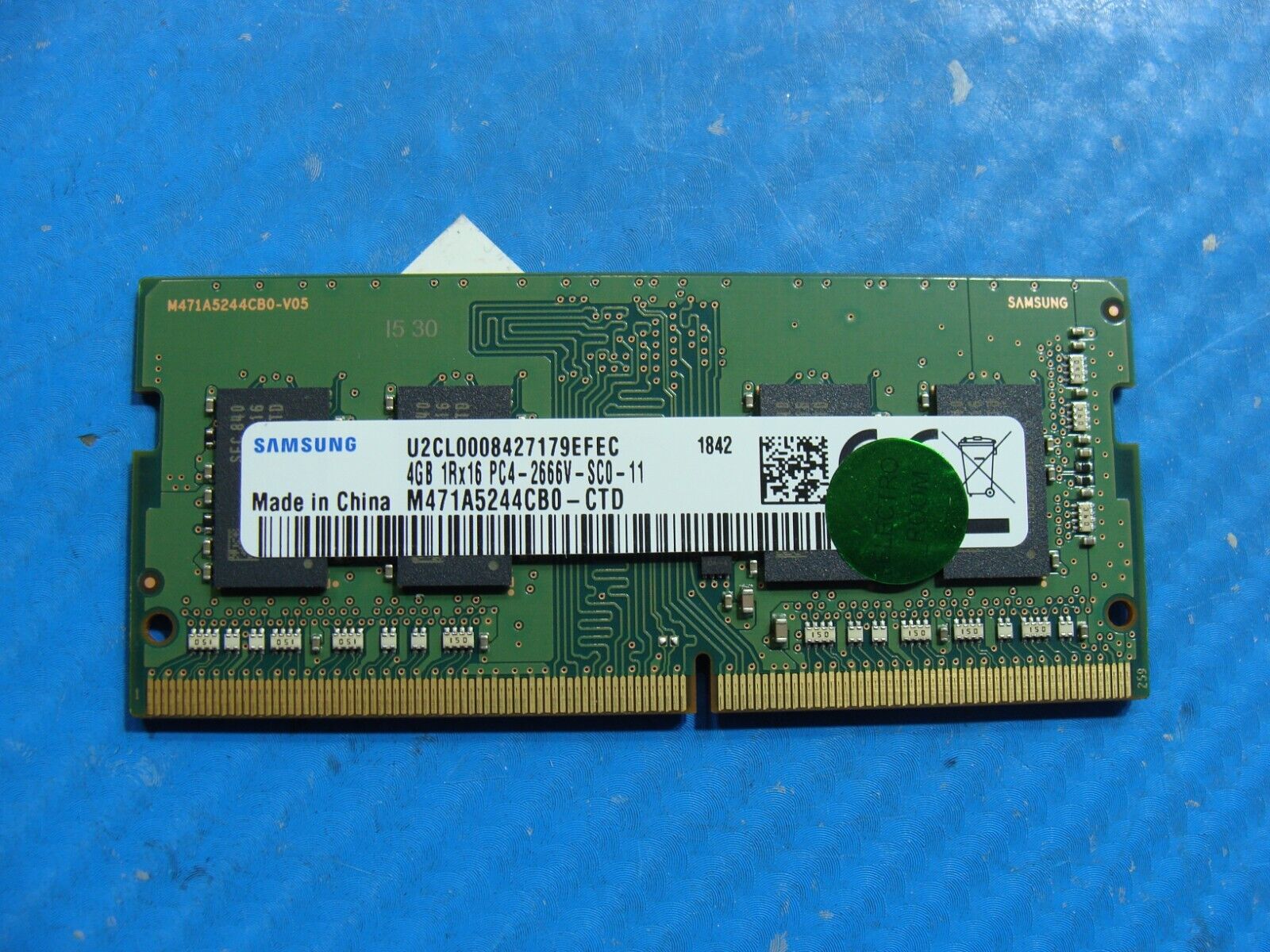 HP 15-da0015cy Samsung 4GB 1Rx16 PC4-2666V Memory RAM SO-DIMM M471A5244CB0-CTD