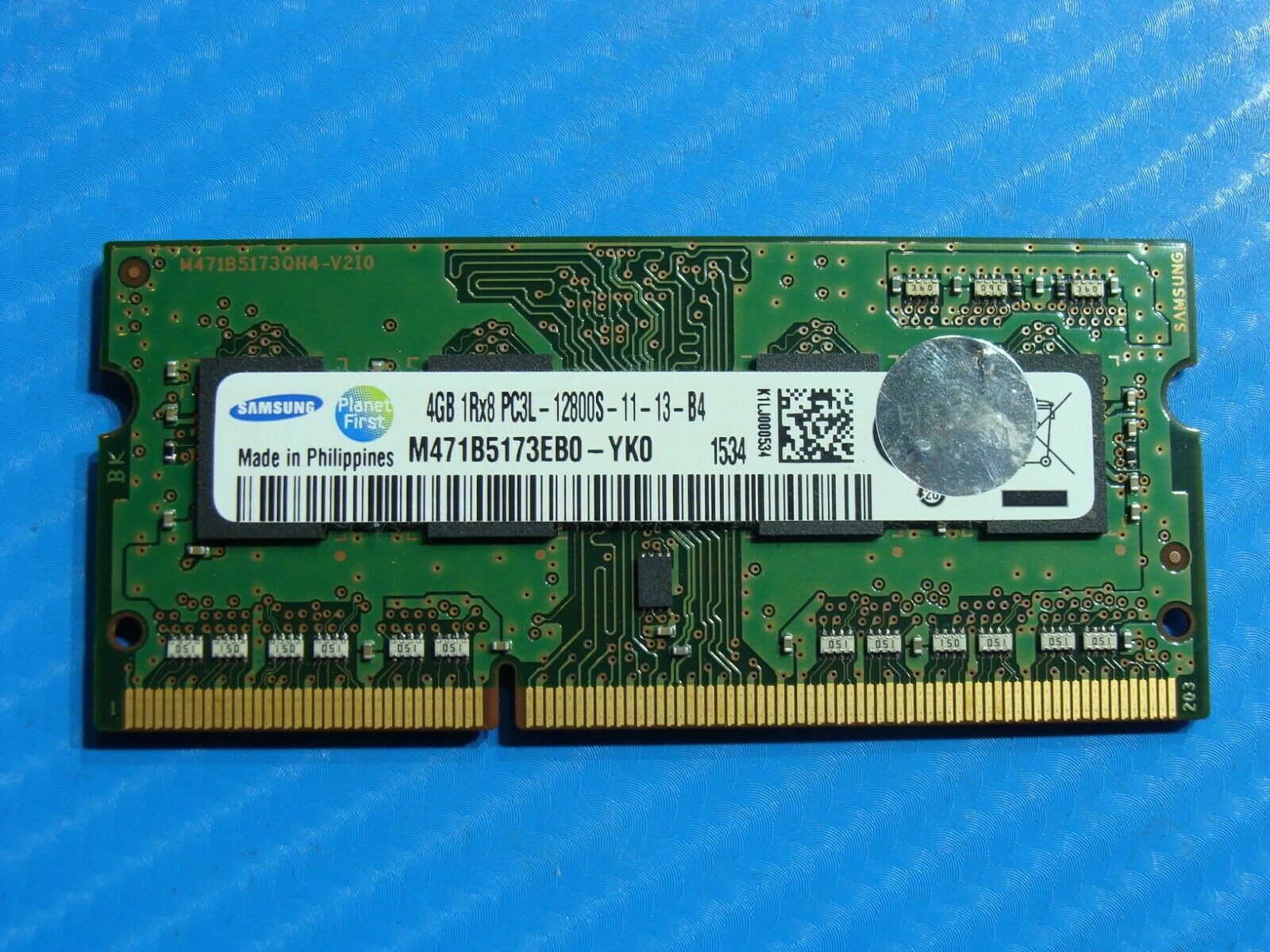 HP 440 G3 Samsung 4GB 1Rx8 Memory RAM SO-DIMM PC3L-12800S M471B5173EB0-YK0 