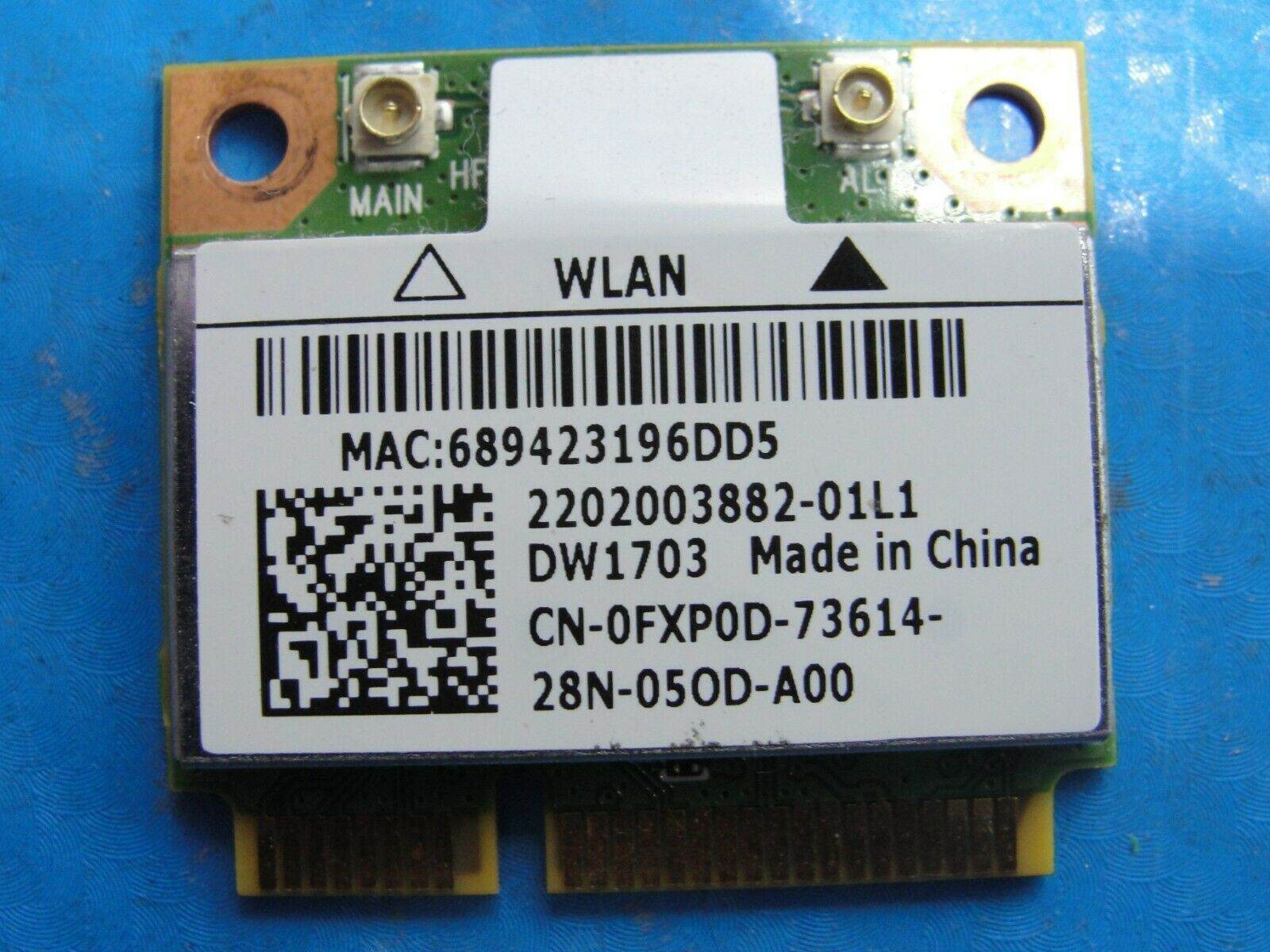 Dell XPS 8500 Genuine Desktop Wireless WiFi Card AR5B225 FXP0D - Tested Computer Laptop Parts