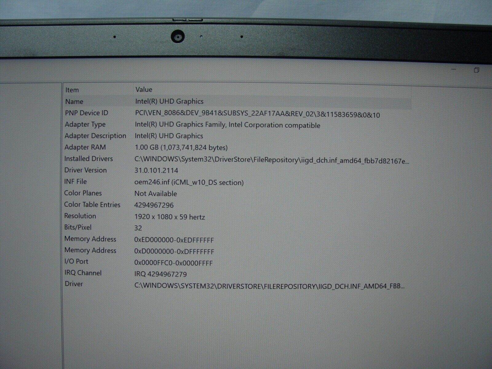 Lenovo ThinkPad X13 Gen 1 FHD TOUCH i7 10th 512GB 8GB Great Battery WRTY - Tested Computer Laptop Parts