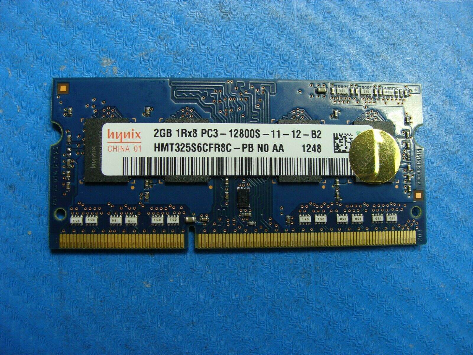MacBook A1278 Laptop Hynix 2GB Memory PC3-12800S-11-12-B2 HMT325S6CFR8C-PB #1 - Tested Computer Laptop Parts