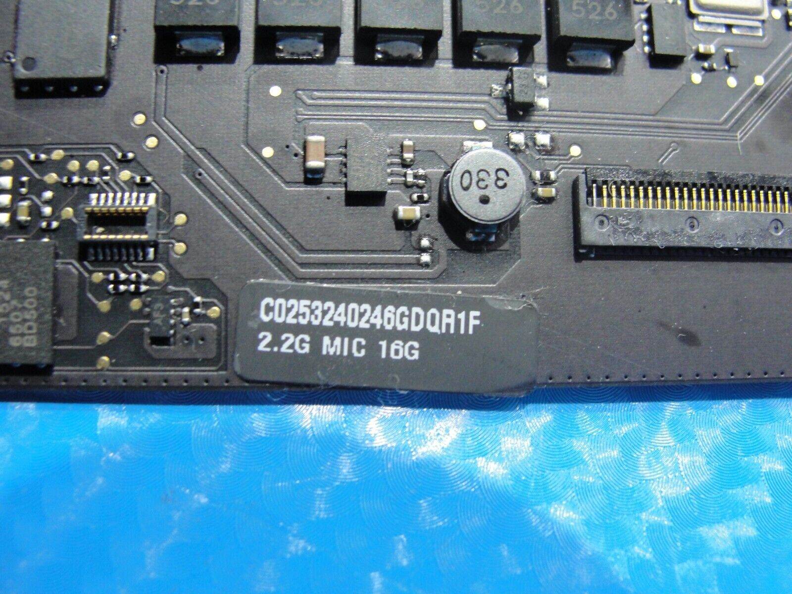 MacBook Pro A1398 15 2015 MJLQ2LL i7-4770hq 2.2Ghz 16Gb Logic Board 661-02524 IG - Tested Computer Laptop Parts