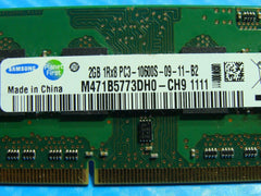 Toshiba S55t-A5334 Samsung 2GB PC3-10600S SO-DIMM RAM Memory M471B5773DH0-CH9 - Tested Computer Laptop Parts