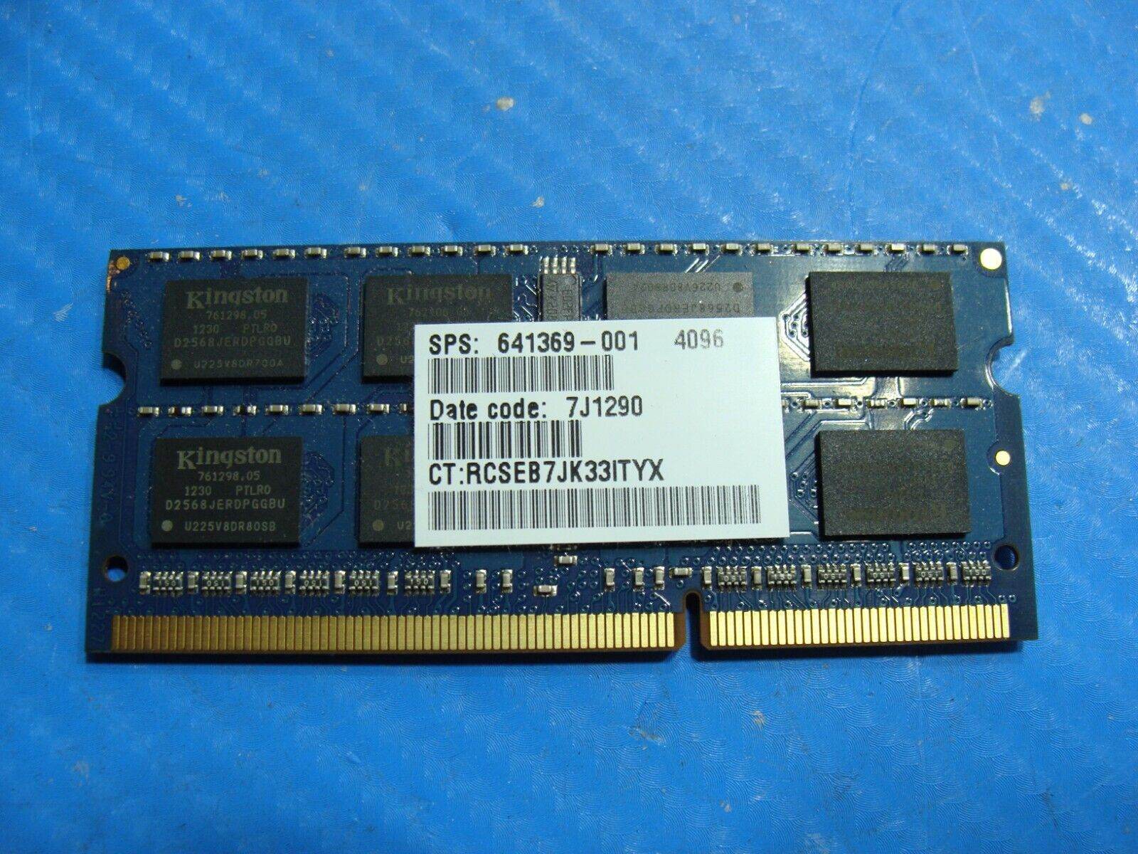 HP m6-1125dx Kingston 4GB 2Rx8 PC3-12800S SO-DIMM Memory RAM HP536727-H41-ELD - Tested Computer Laptop Parts