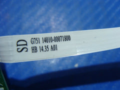 Asus ROG 17.3" G751JM OEM SD Card Reader Board w/ Cable 16NB06G0-CR1050 ASUS