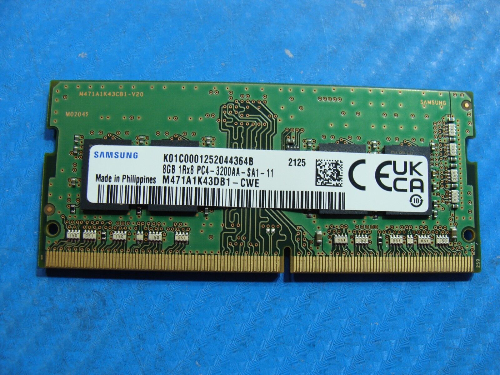 HP 15-dy2035tg Samsung 8GB 1Rx8 PC4-3200AA Memory RAM SO-DIMM M471A1K43DB1-CWE