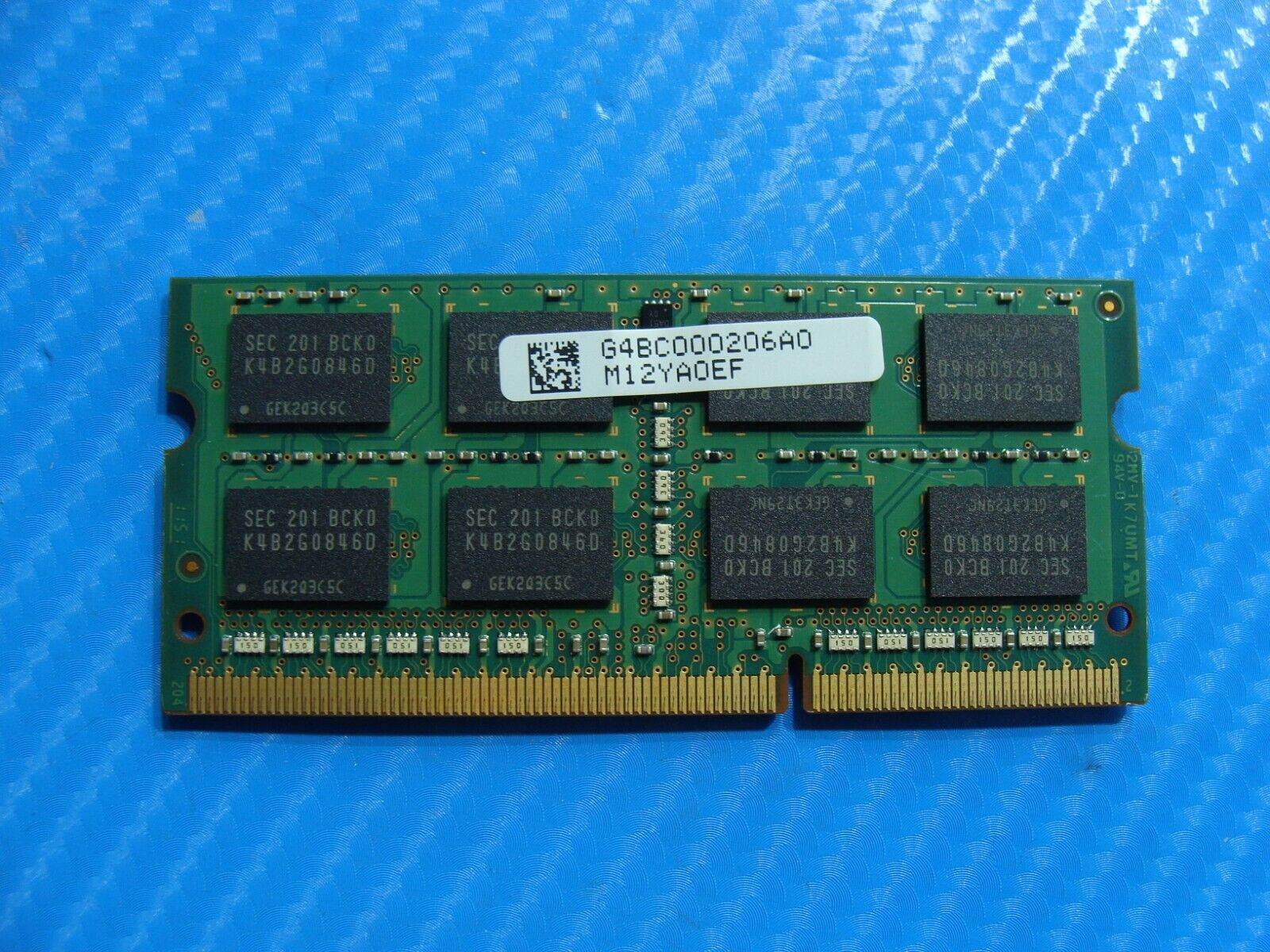 Toshiba Z930 Samsung 4GB 2Rx8 Memory RAM PC3-12800S M471B5273DH0-CK0 - Tested Computer Laptop Parts