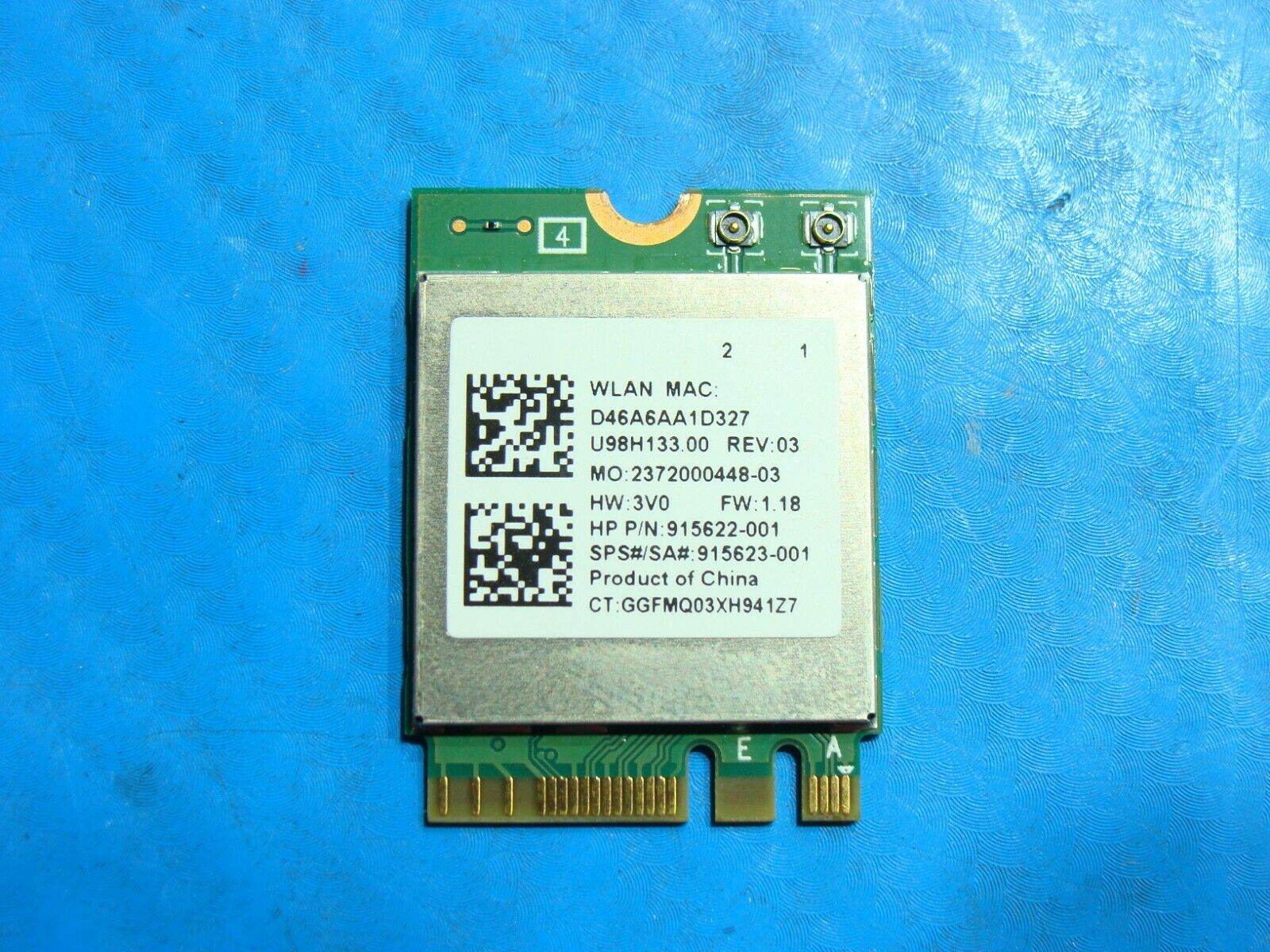 HP ENVY 750-624 Genuine Wireless WiFi Card RTL8822BE 915622-001 - Tested Computer Laptop Parts