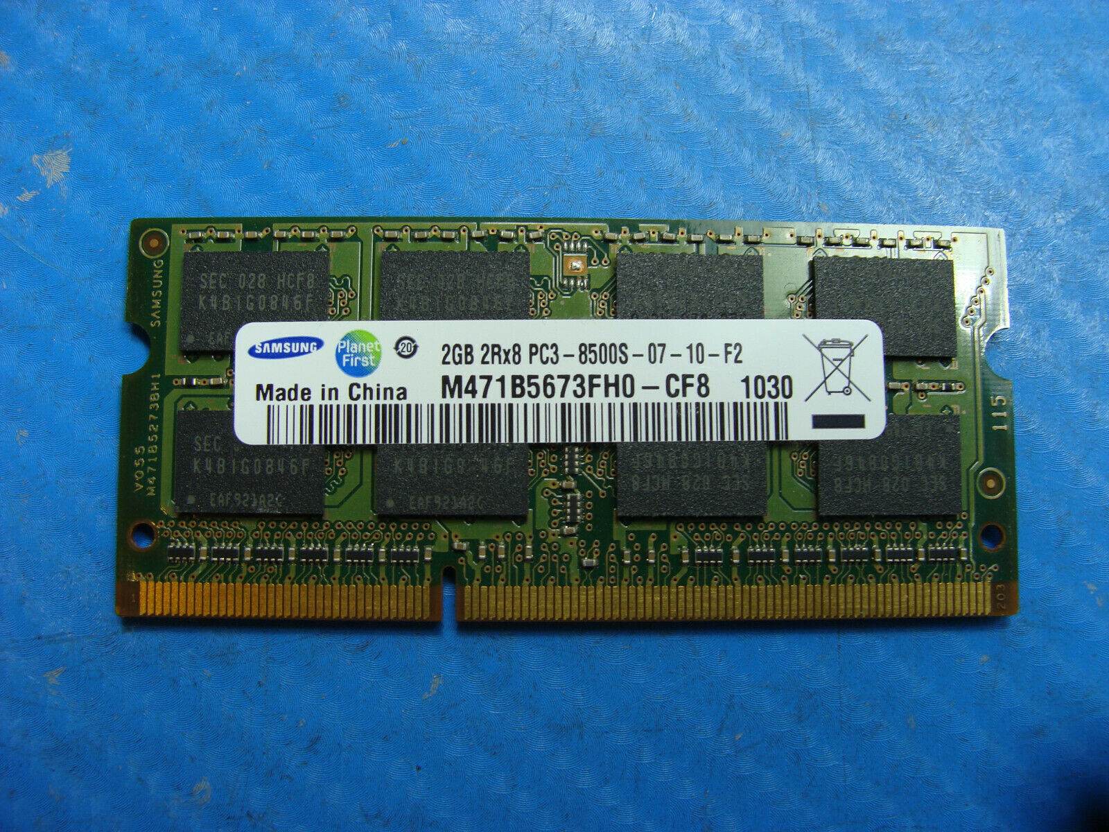 MacBook Pro A1286 Samsung 2GB Memory PC3-8500S-07-10-F2 M471B5673FH1-CF8 - Tested Computer Laptop Parts