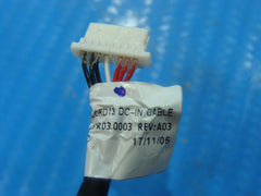 Dell Latitude 3379 13.3" DC IN Power Jack w/Cable PF8JG 450.07R03.0003