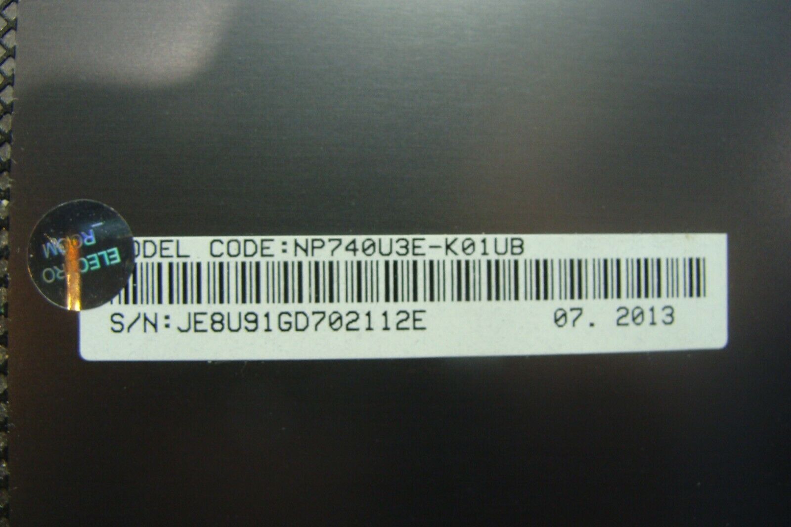 Samsung ATIV Book 7 NP740U3E-K01UB 13.3