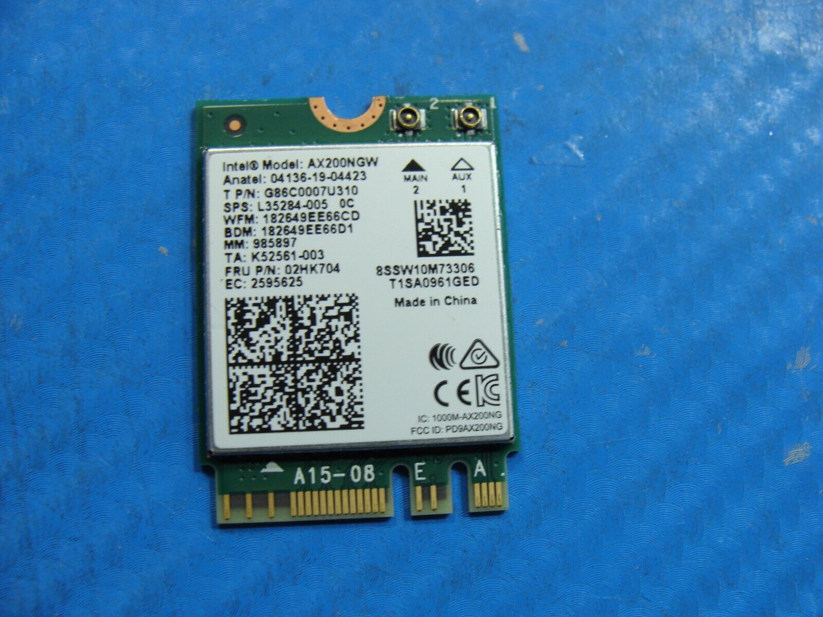 HP EliteDesk 800 G5 MFF Desktop Wireless WiFi Card AX200NGW L35284-005
