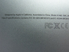MacBook Air A1465 11" Mid 2013 MD711LL/A Genuine Bottom Case Silver 923-0436 Apple
