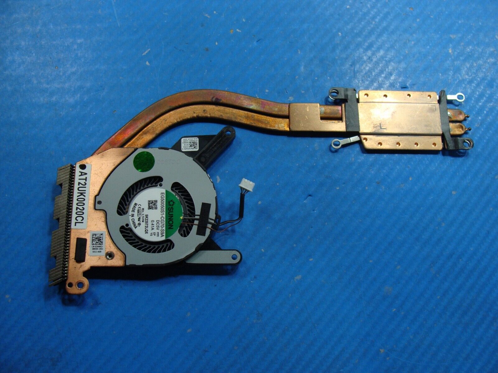 Dell Latitude 5410 14 CPU Cooling Fan w/Heatsink HHKD2 344K3 AT2UK0020CL